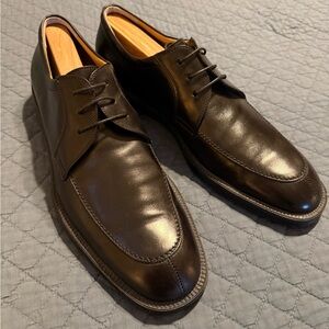 Salvatore Ferragamo Black Men's Derbys 10.5 B